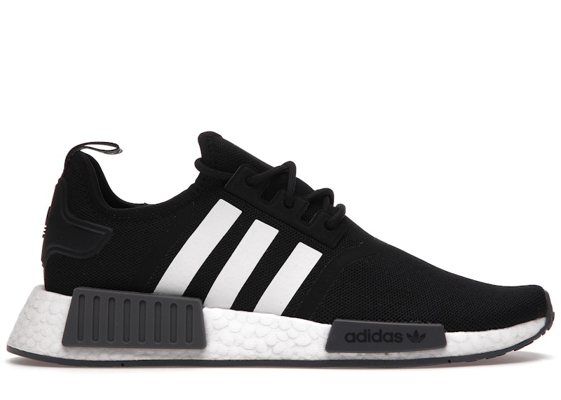 Adidas nmd black and white outlet writing