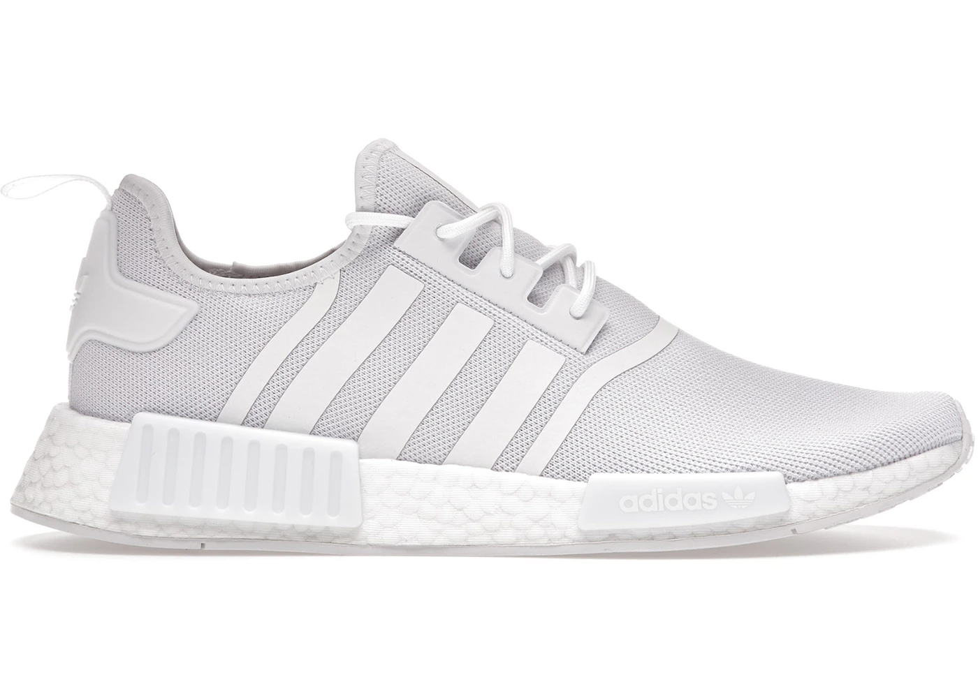 adidas NMD R1 Primeblue Triple White Men's - GZ9259 - US adidas NMD R1 Primeblue Triple White Men's - GZ9259 - US