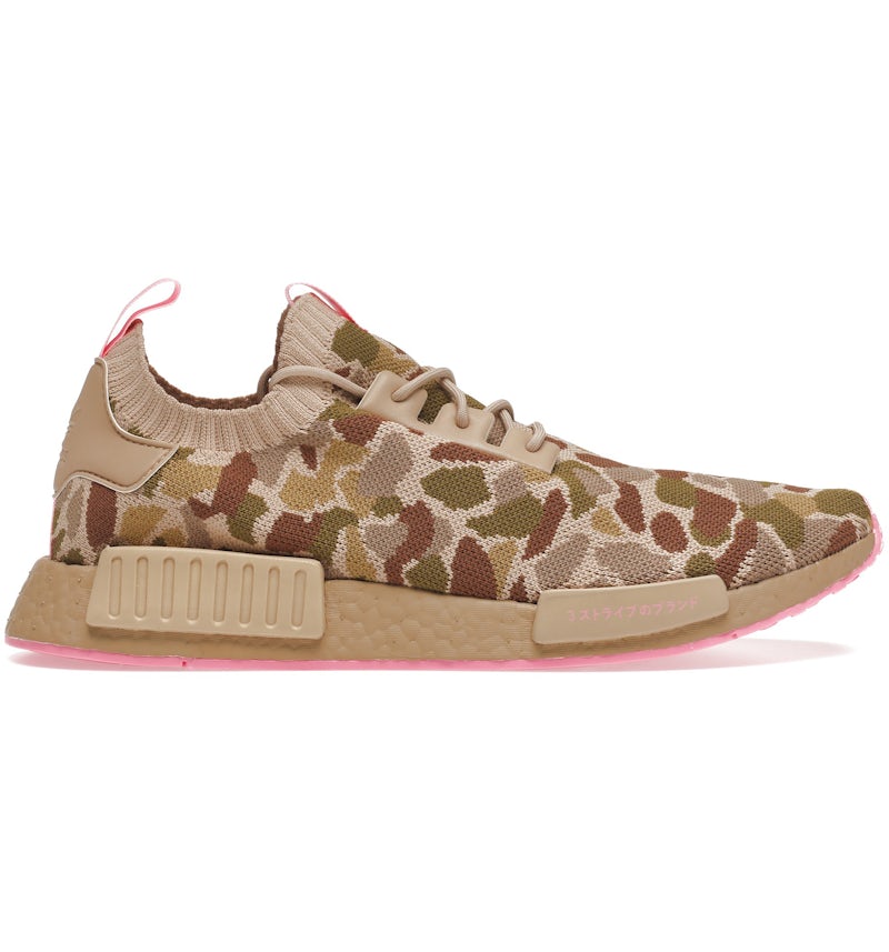Discount Adidas Nmd R1 Stlt Primeknit Aqua Pink Camo Adidas Nmd R1