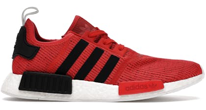 adidas NMD R1 Core Black Lush Red Men's - S79168 - US
