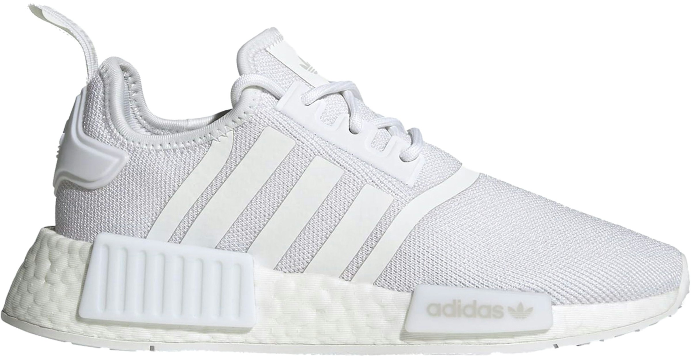adidas NMD R1 Refined Cloud White Grey One Kids' - - US