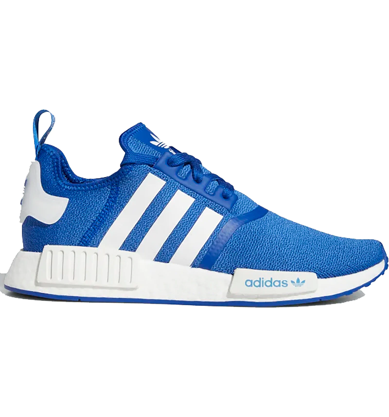 Nmd white blue hot sale adidas