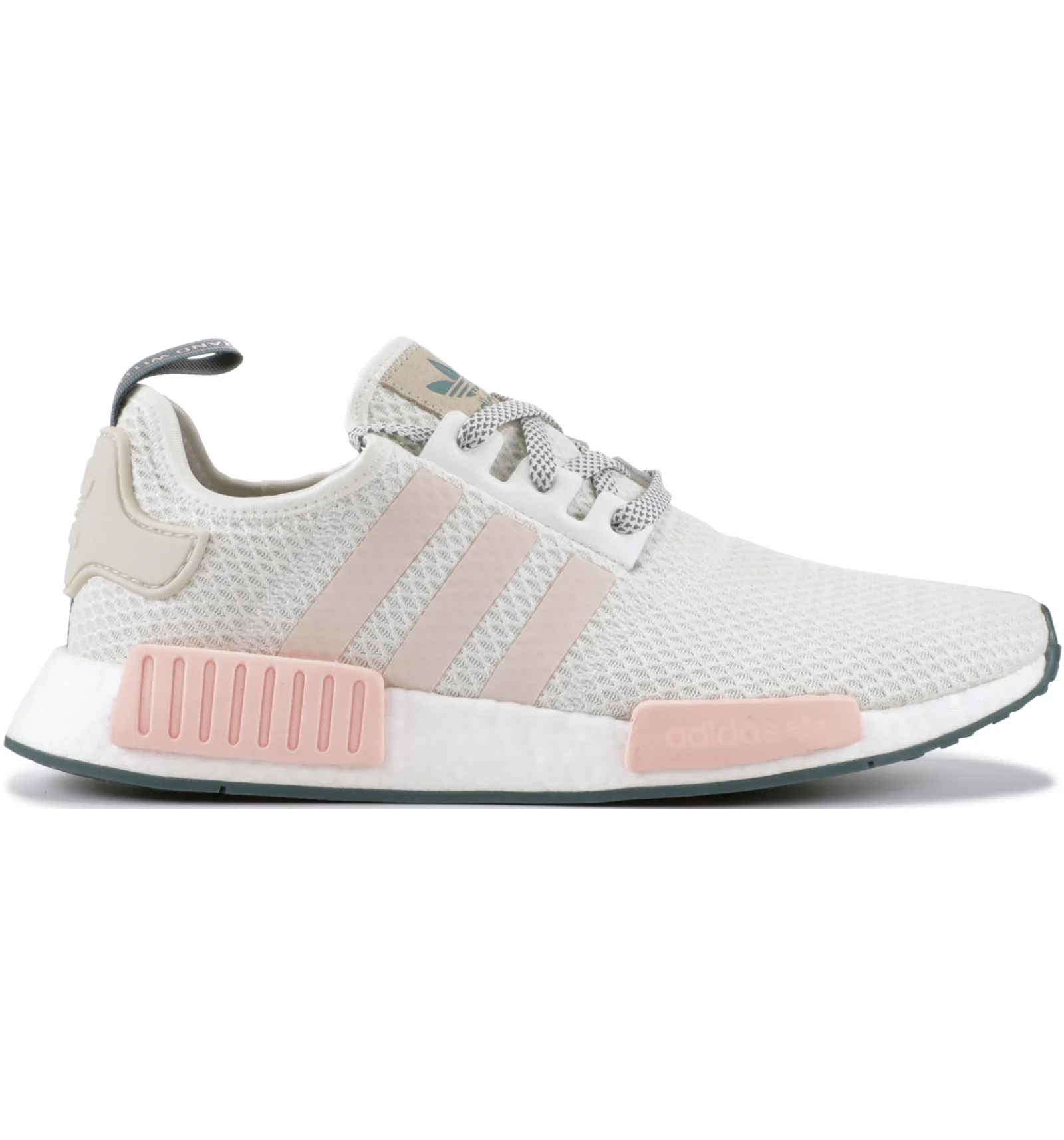 Adidas nmd top white pink jacket