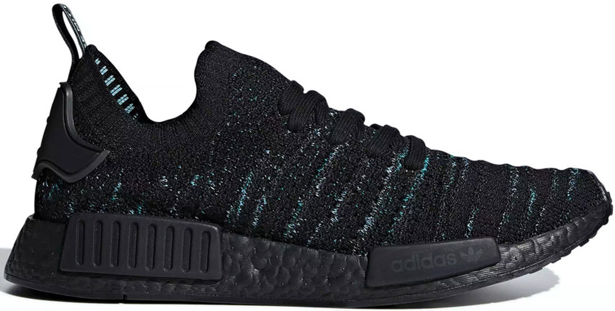 black and teal nmd