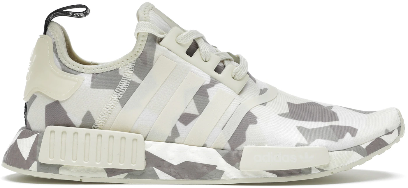 Mens adidas NMD R1 Athletic Shoe - Off White / Sand