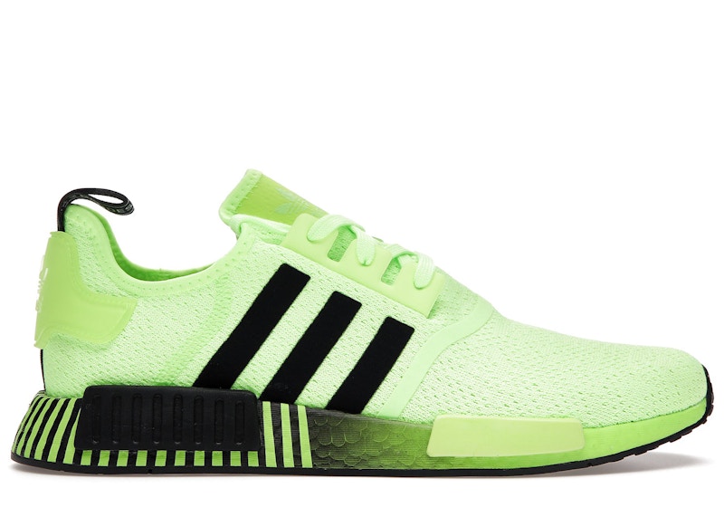 Adidas nmd shop r1 black green