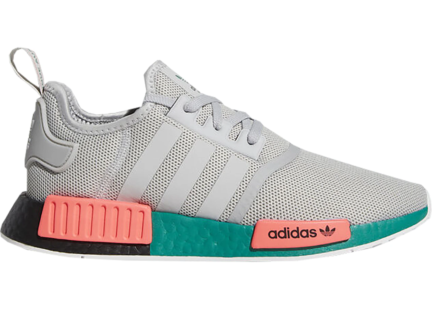 Adidas nmd sales solid grey/bright cyan