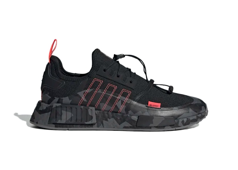 Nmd r1 black black clearance solar red