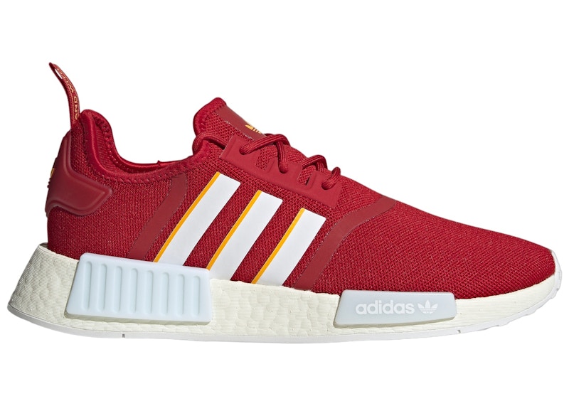 adidas NMD R1 Team Power Rot Cloud WeiB OFF WHITE Herren GX9888 DE