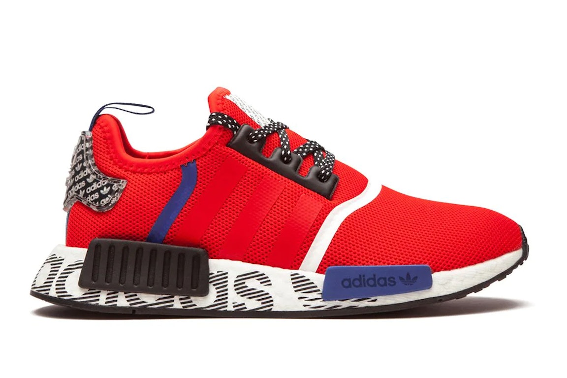 Pre-owned Adidas Originals Adidas Nmd R1 Transmission Pack Active Red (youth) In Active Red/core Black/collegiate Royal
