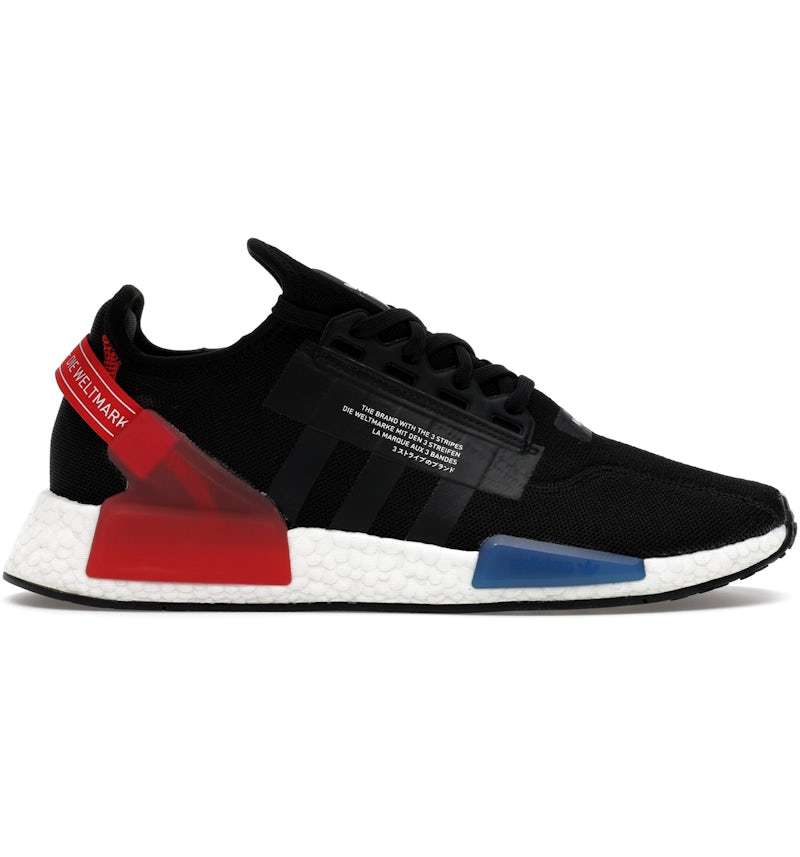 adidas NMD R1 V2 Black Red Blue Men's - GY6162 - US adidas NMD R1 V2 Black Red Blue Men's - GY6162 - US