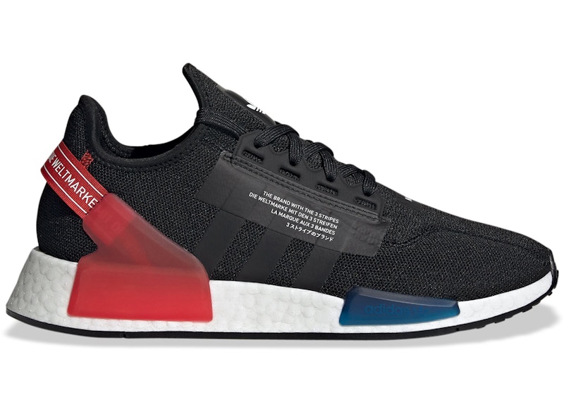 adidas nmd r1 red white blue