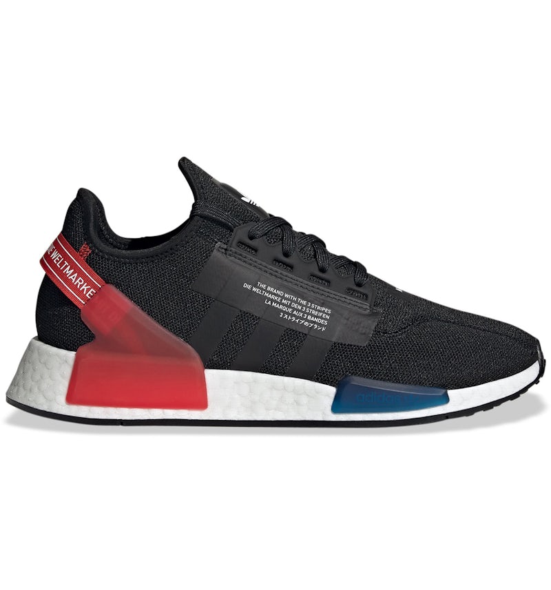 Adidas Nmds Nmd R1 Og Price Adidas NMD R1 V2 Black Red Blue Men's