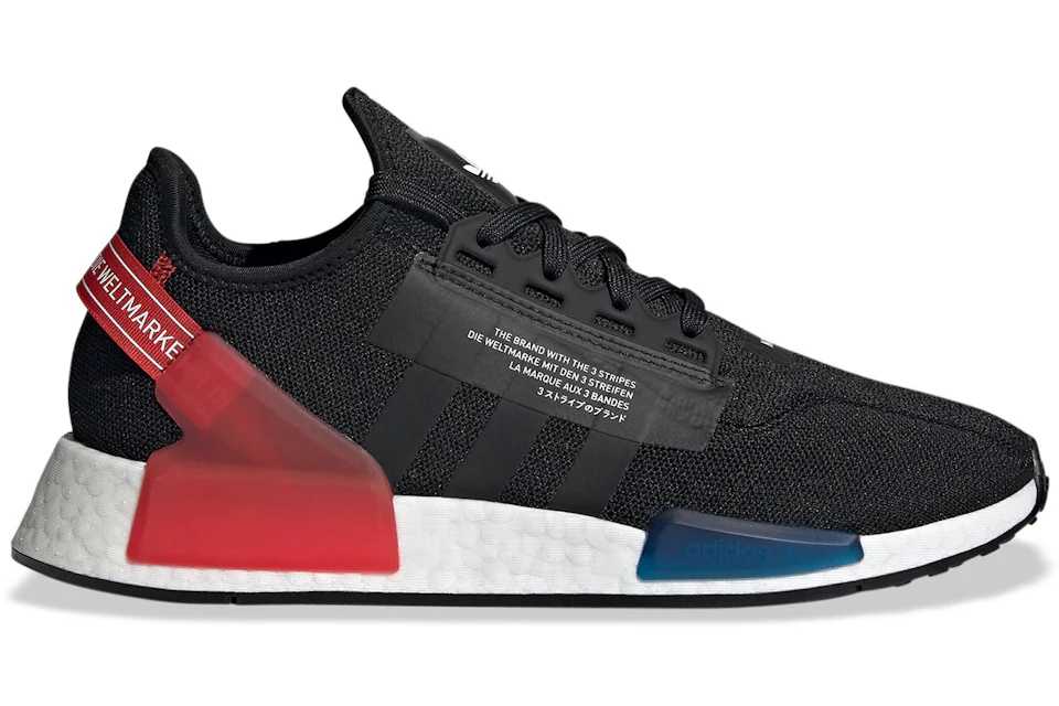 Adidas originals nmd r1 black red Outlet
