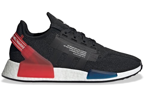 adidas NMD R1 V2 Black Red Blue Men's GY6162 US