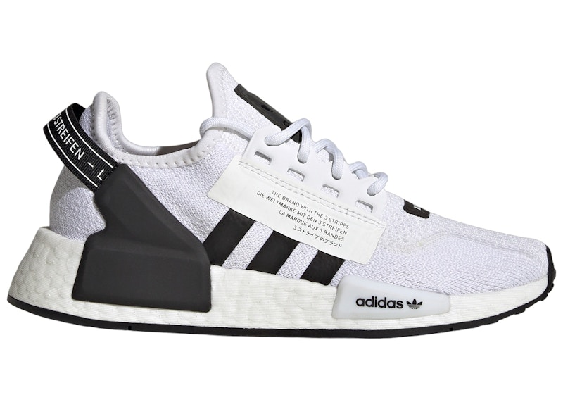 adidas NMD R1 V2 Cloud Blanco Core Negro para escolares HP2942 US