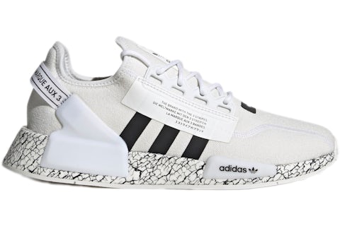 adidas NMD R1 V2 Crackled White Black Men's - GZ6550 - US adidas NMD R1 V2 Crackled White Black Men's - GZ6550 - US