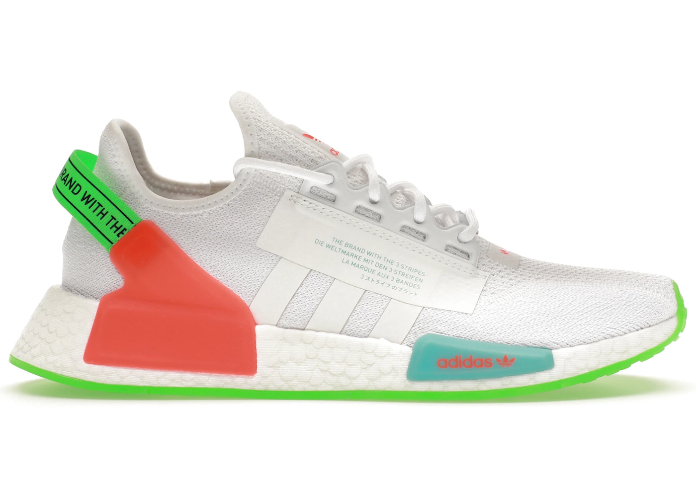 adidas NMD R1 V2 Glow Blanco Tinta Snica Hombre - GX1398 - US adidas NMD R1 V2 Glow Blanco Tinta Snica Hombre - GX1398 - US