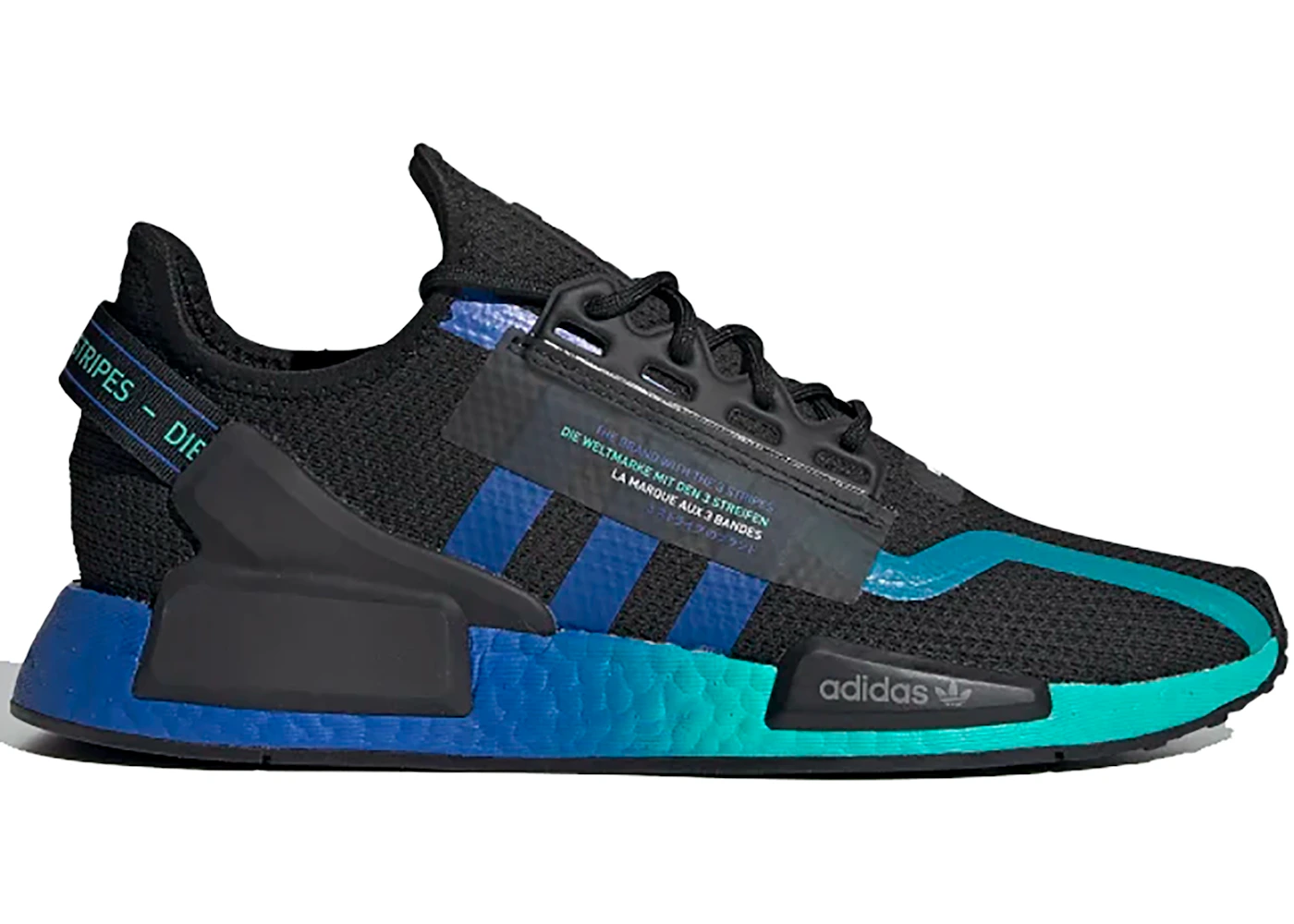 Adidas nmd r1 top mens blue night