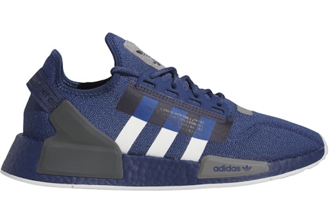 adidas NMD R1 V2 Tech Indigo Cloud White Grey Three Men's - ID7968 - US adidas NMD R1 V2 Tech Indigo Cloud White Grey Three Men's - ID7968 - US