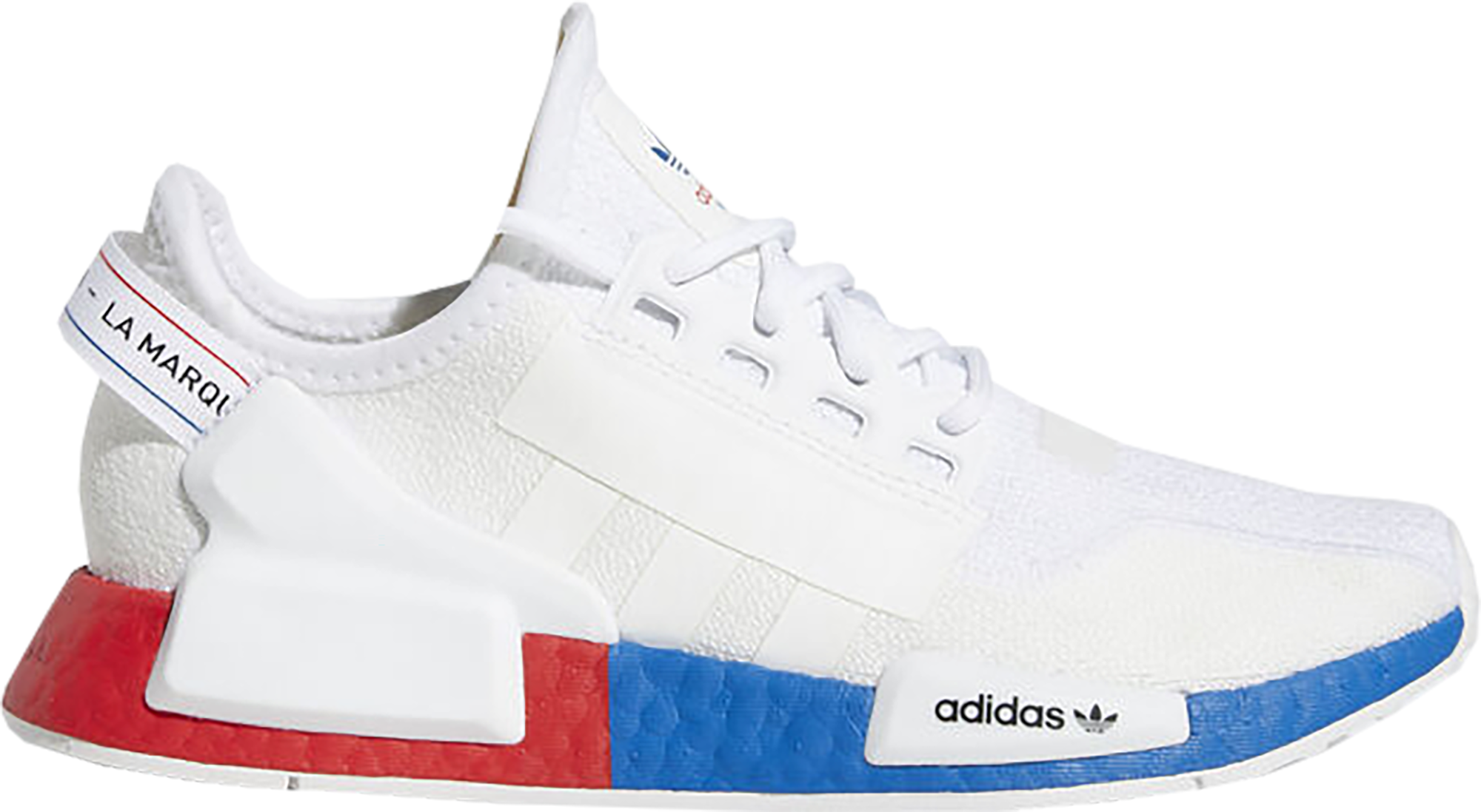 nmd shoes red and blue