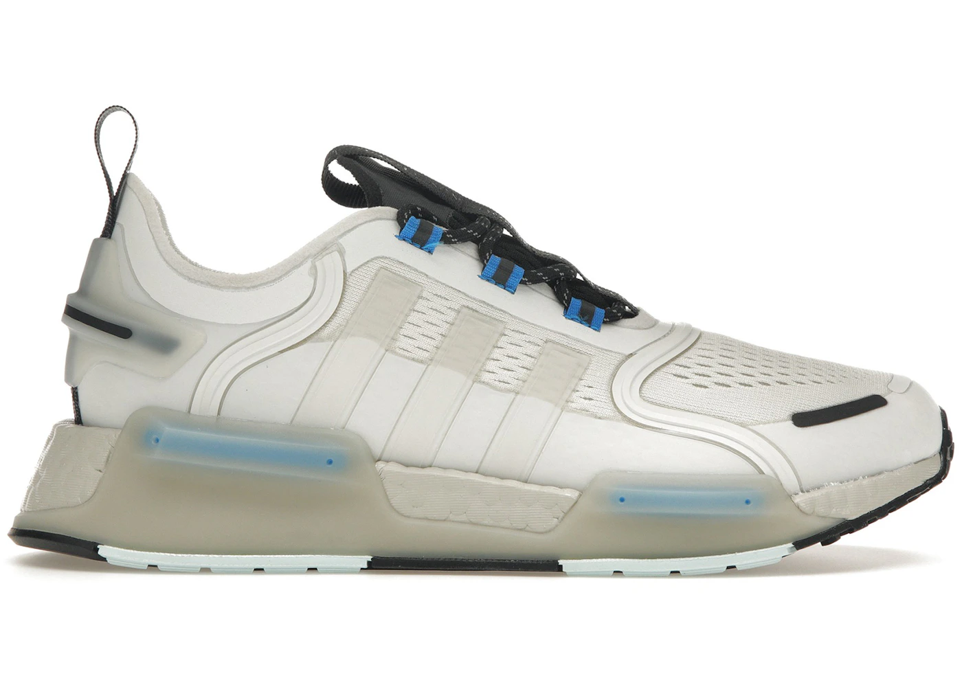 Sneaker Blue And White Nmd R1 Adidas Originals NMD R1 Cloud White