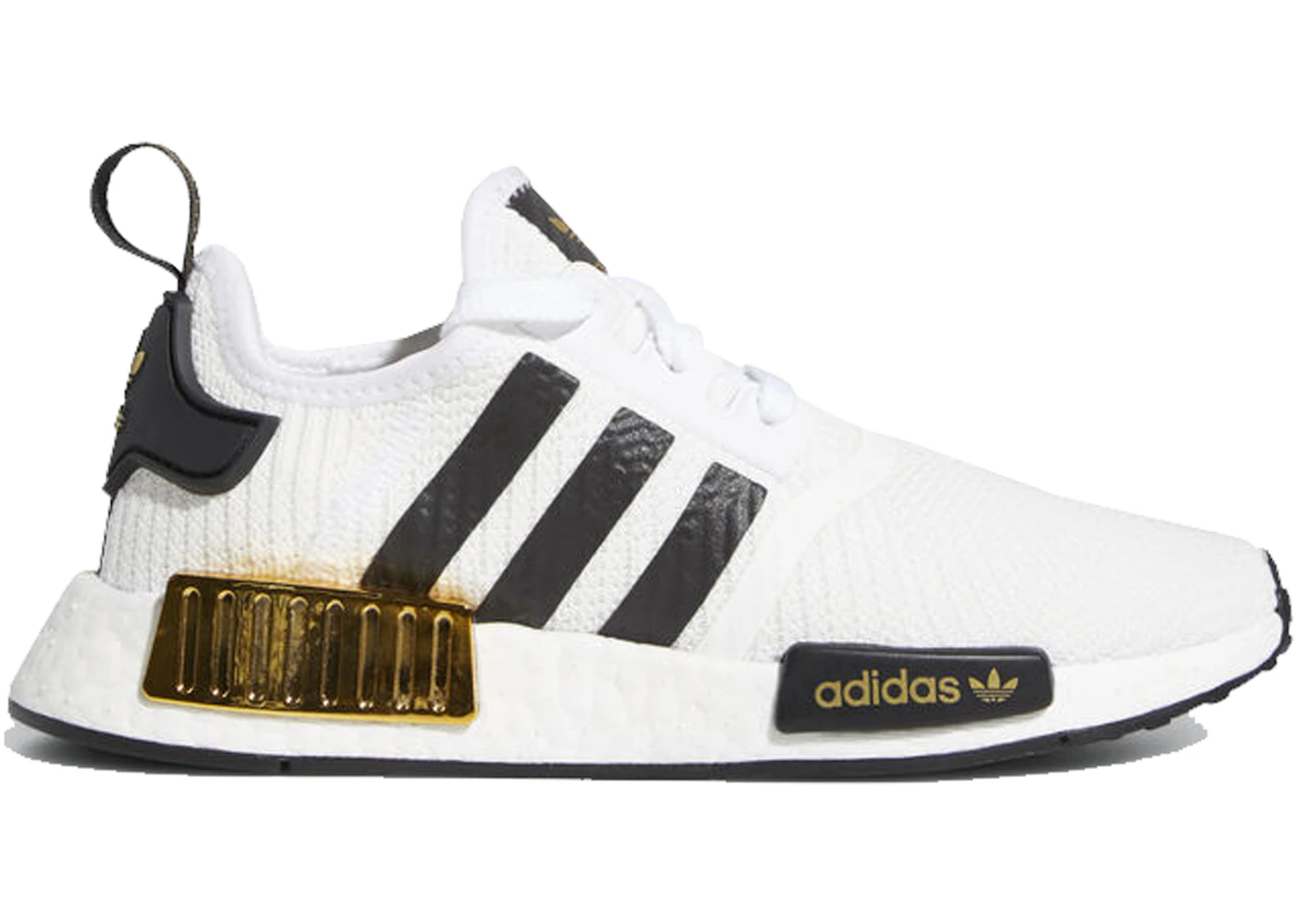 Adidas originals sales nmd r1 white/white/black