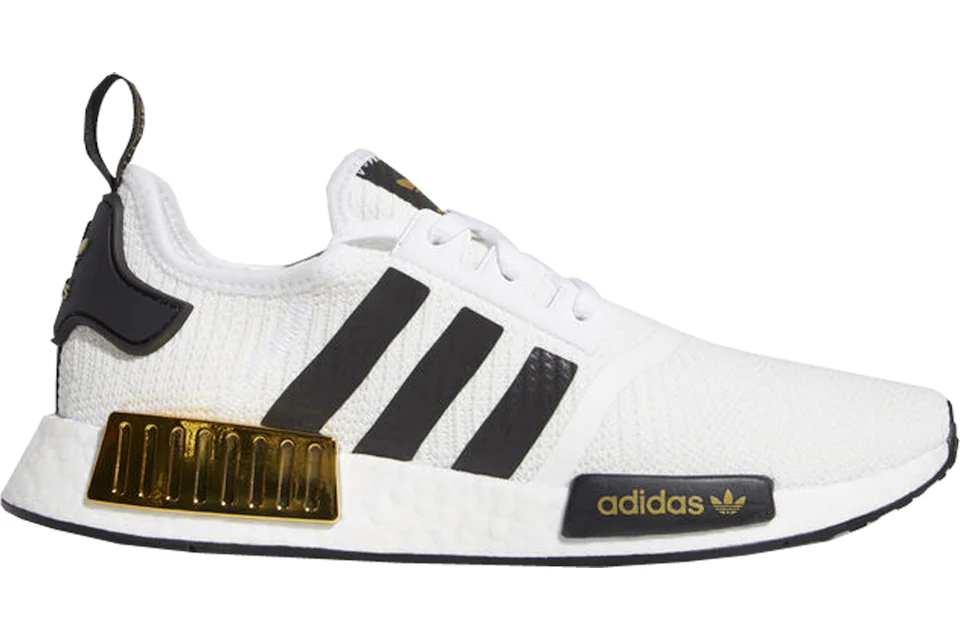 Black and top white nmds