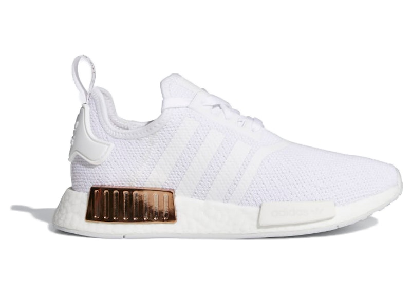 Nmd womens white outlet and gold