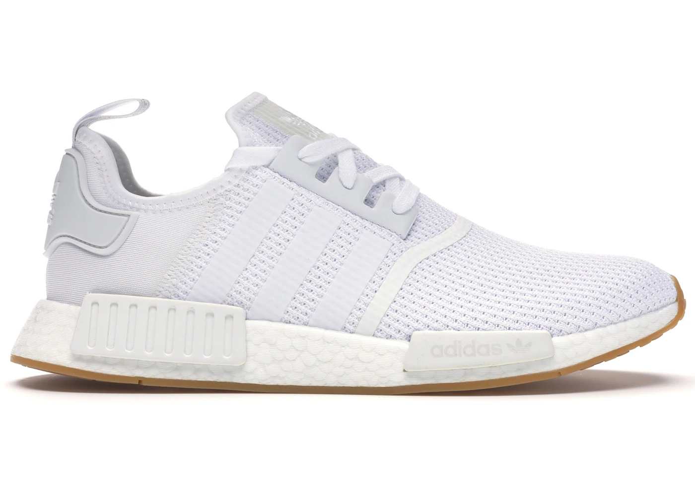 Adidas nmd primeknit white gum Clearance