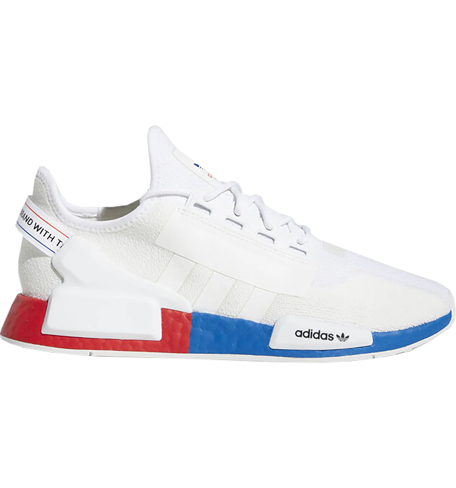 adidas NMD R1 White Red Blue Men s FX4148 US