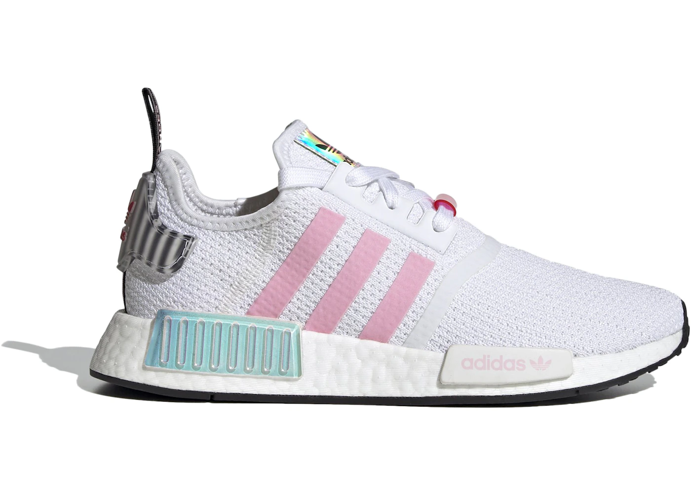 Adidas nmds white and pink Clearance