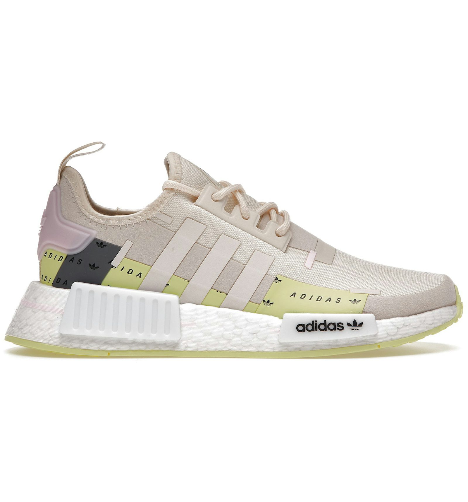 Adidas originals nmd r1 green white ice purple Clearance