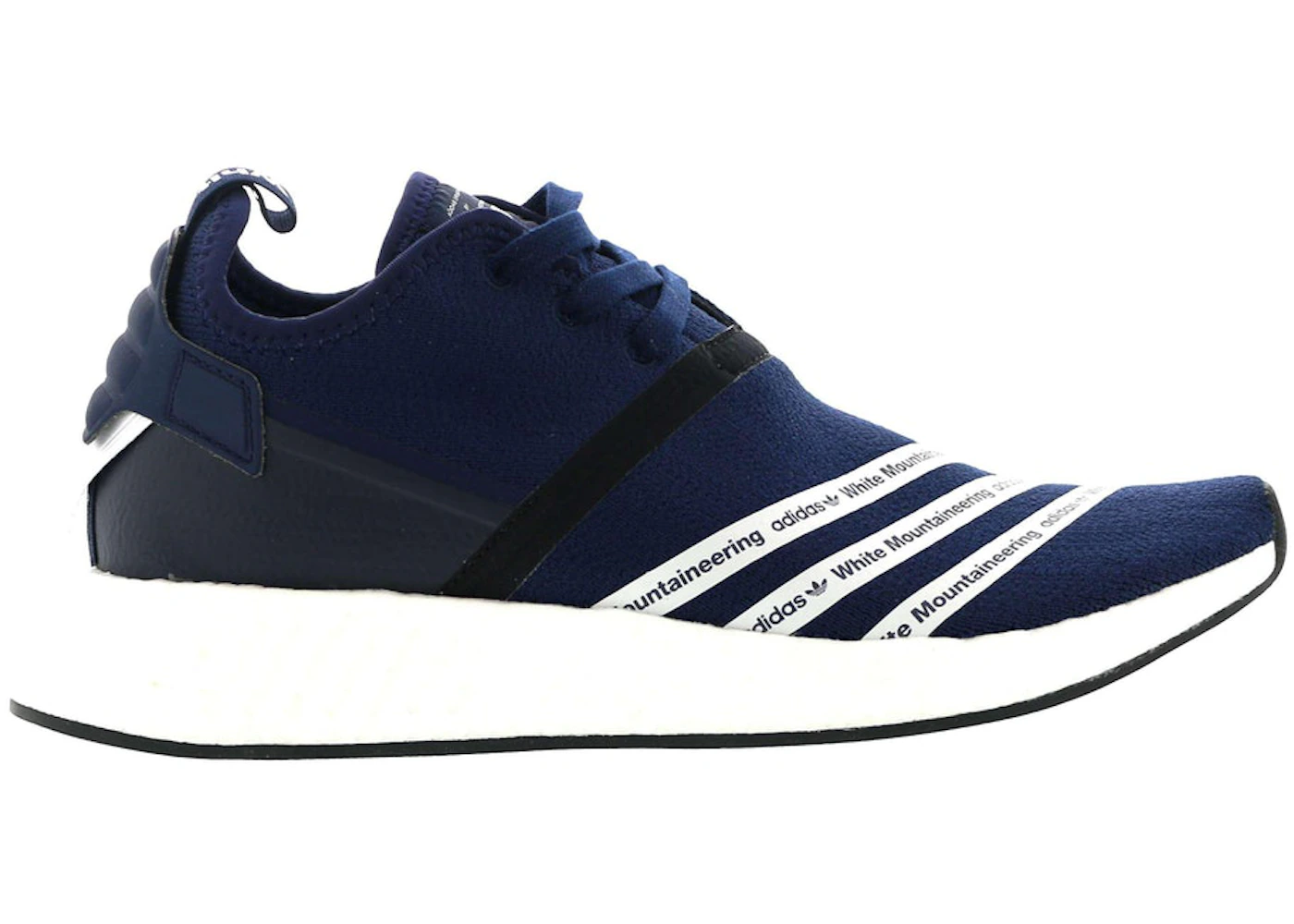 adidas NMD R2 White Mountaineering Navy BB3072 TW