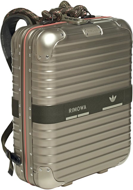 zeker regiment Standaard adidas NMD_Rimowa Backpack Aluminium Tech Beige/Night Cargo/Active Orange  in Aluminium with Silver-tone - US
