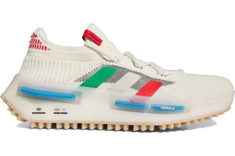 adidas NMD S1 Crema Rosso/bianco Verde Uomo ID7957 IT