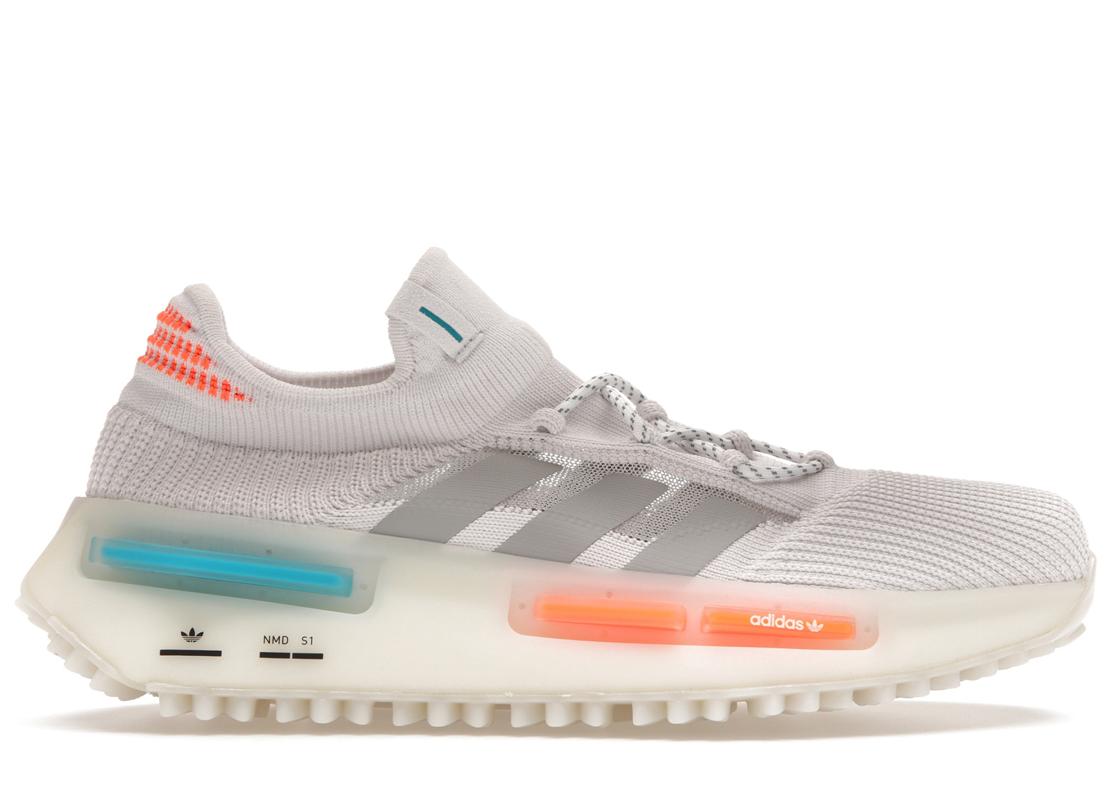 Adidas nmd white and orange online