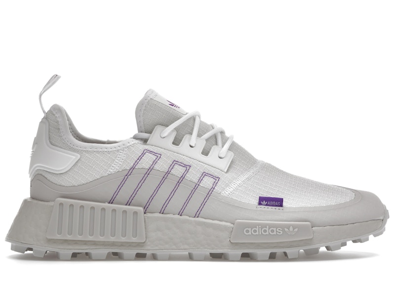 Adidas nmd r1 womens white and purple sale