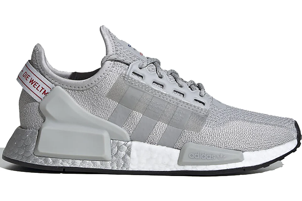 adidas NMD V2 Grey Two Silver Metallic Youth