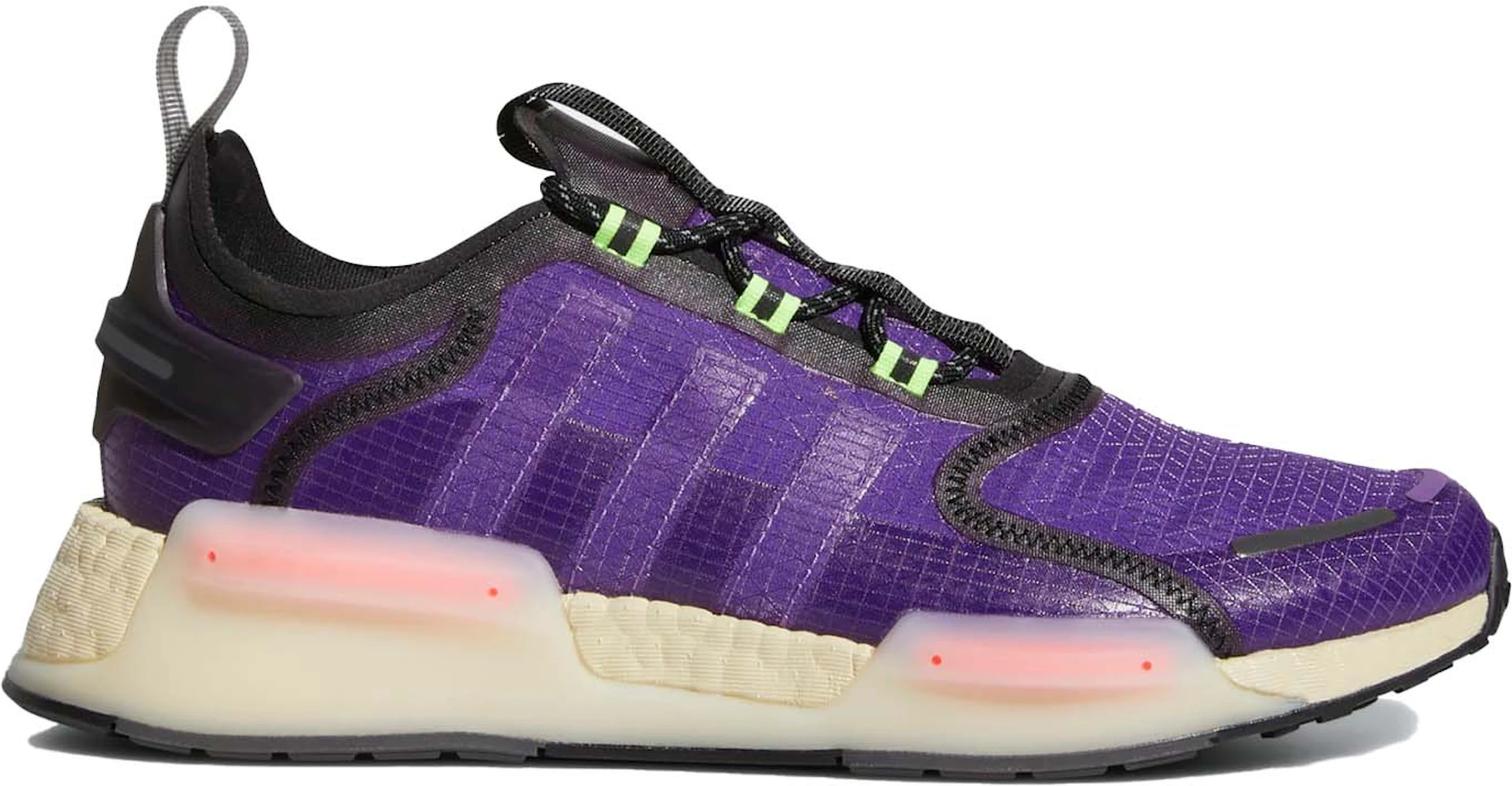 Ithaca mouw toelage adidas NMD V3 Active Purple Signal Green - GW3062 - US