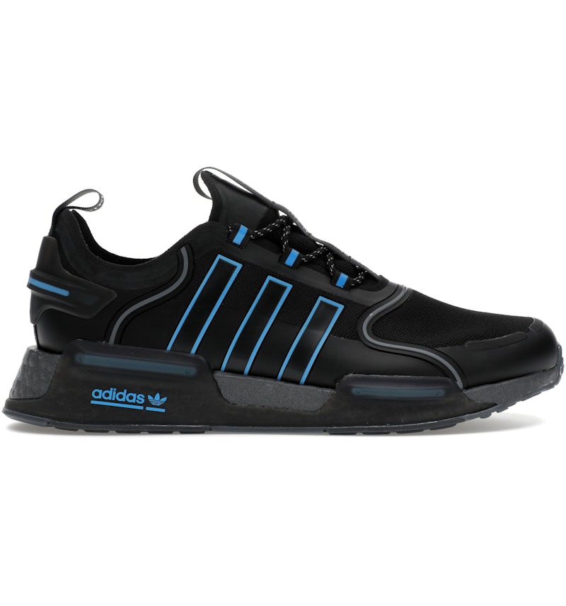adidas NMD V3 Black Pulse Blue Men's HQ6637 US - Main Image