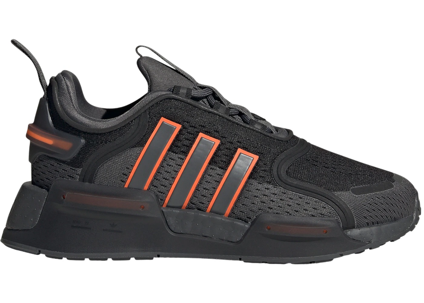 adidas NMD V3 Grey Solar Orange Core Black (GS) - HQ1664 - US adidas NMD V3 Grey Solar Orange Core Black (GS) - HQ1664 - US
