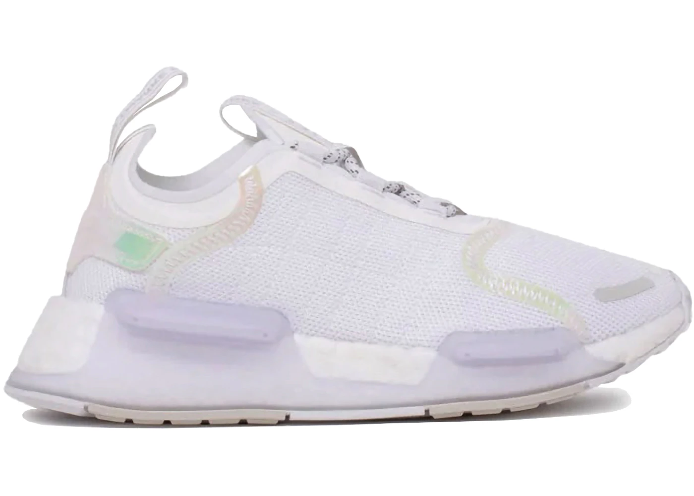 Athletic Shoes Adidas Nmd R1 White Iridescent New Adidas Boost