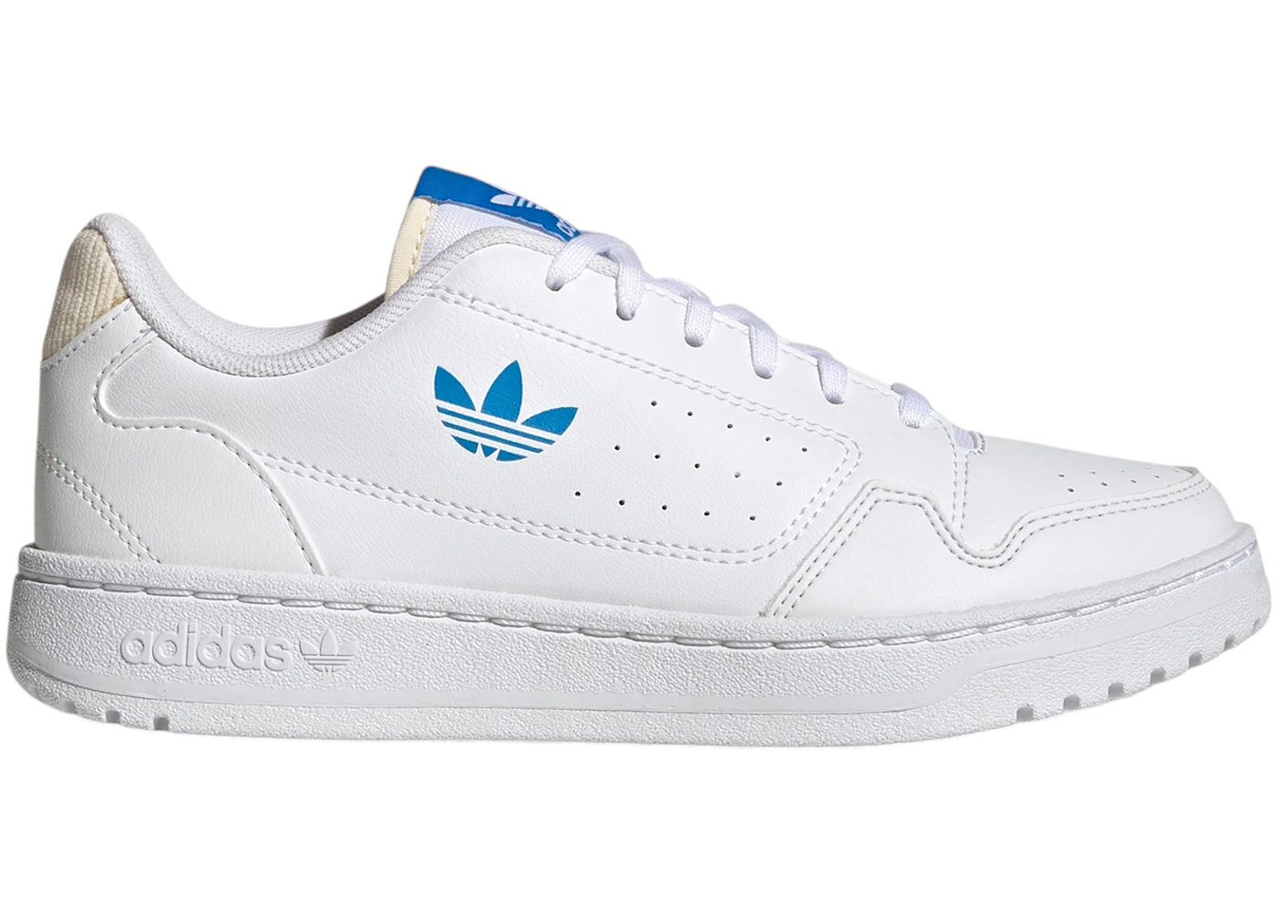 adidas NY 90 Cloud White Blue Rush Ecru Tint (GS) - GZ1875 - US