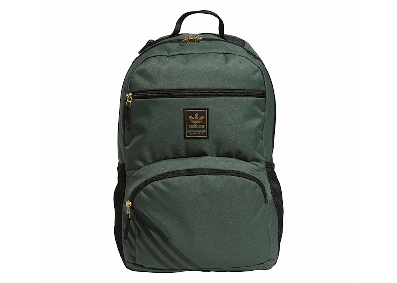 adidas National Backpack Green Oxide Black SS24 US