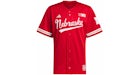 adidas Nebraska Reverse Retro Replica Baseball Jersey Team Power Red
