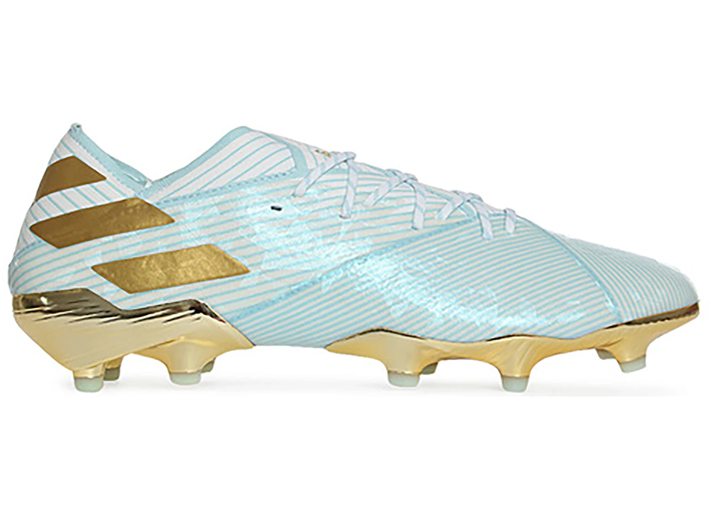 adidas Nemeziz Messi 19.1 FG 15 Jahre Bold Aqua Gold Herren EE7849 DE