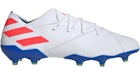 adidas Nemeziz Messi 19.1 FG White Solar Red Football Blue