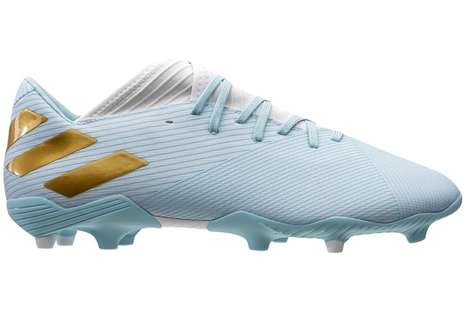 adidas Nemeziz Messi 19.3 FG 15 Year Bold Aqua Gold Men s EE7929