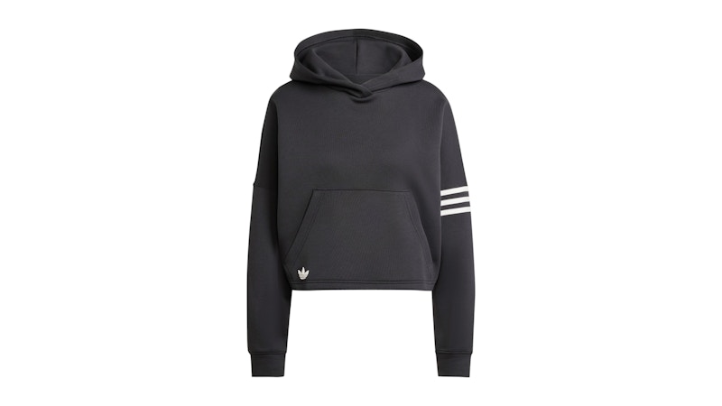 Pre-owned Adidas Originals Women's Adidas Neuclassics Hoodie In Black/cloud White